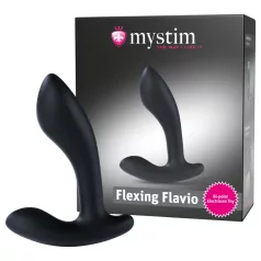 Mystim - elektro prostata vibrator - fleksibel - sort