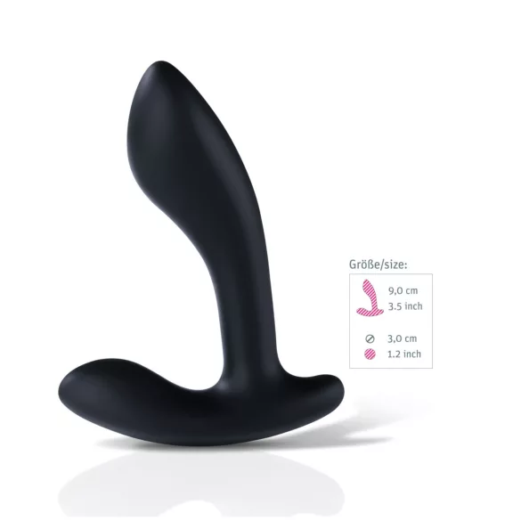 Mystim - elektro prostata vibrator - fleksibel - sort