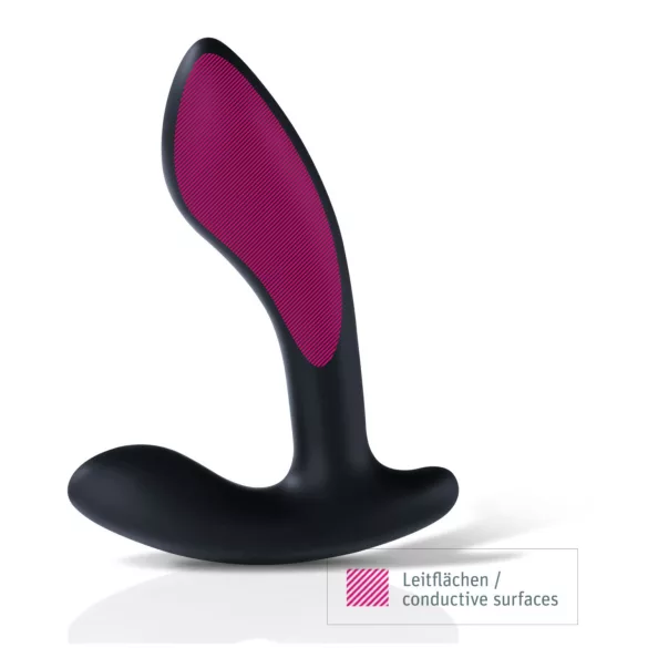 Mystim - elektro prostata vibrator - fleksibel - sort