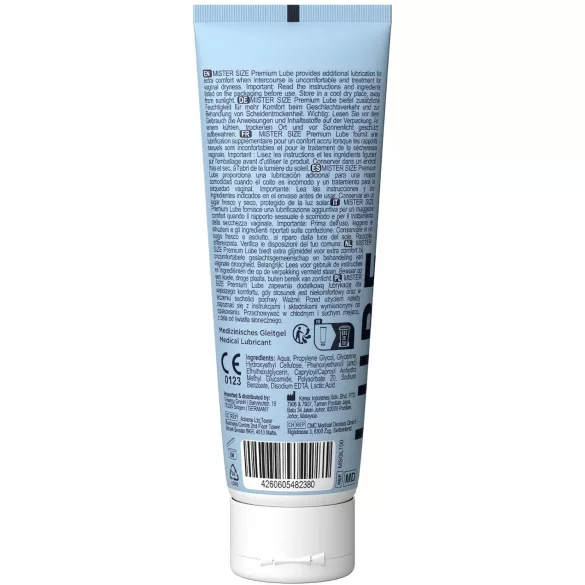 Mister Size Premium Lube - vandbaseret glidecreme (100 ml)