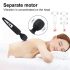 Mrow - genopladelig, vandtæt vibrator, sort