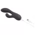 le Wand Soft Rabbit - rabbit vibrator - 2 motorer - sort