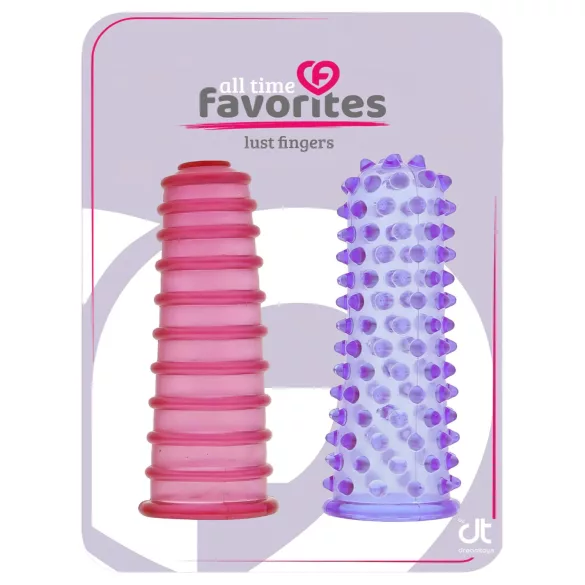 All time Favorites - fingermanchetsæt - 2 stk - pink/lilla