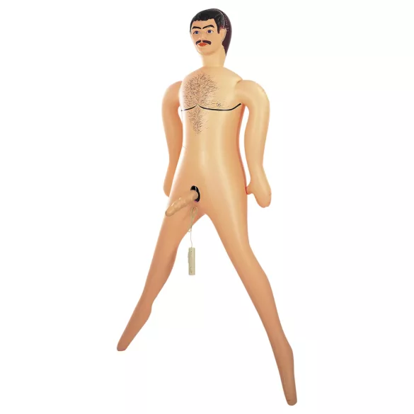 NMC Big John - oppustelig gummimand med vibrator