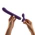 Magisk Stav - vibrator med udskiftelige hoveder (lilla)