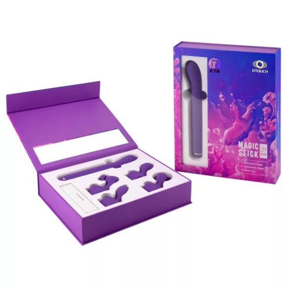 Magic Stick S1 - vibrator med flere funktioner - lilla