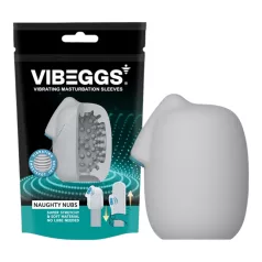   VIBEGGS - vibrerende æg onaniprodukt - struktur overflade - hvid