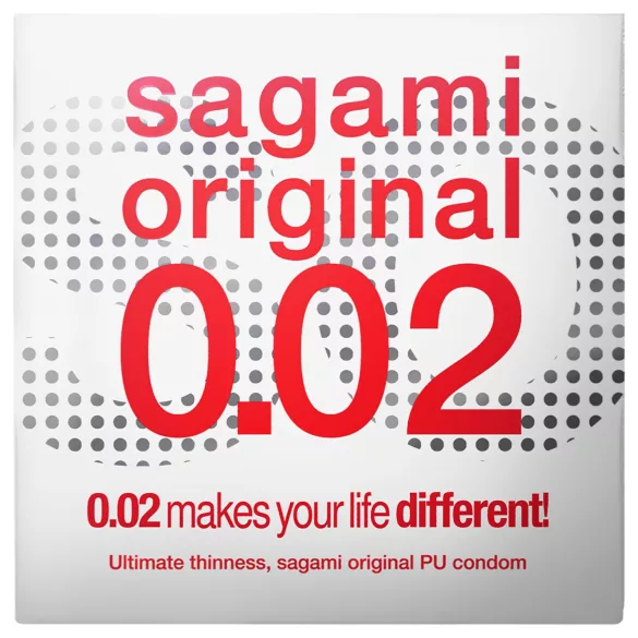 Sagami Original 0,02 - kondom - 55 mm (1 stk)