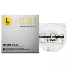 Sagami Original 0,01 L - kondom - ultratynd - 58mm (1 stk)