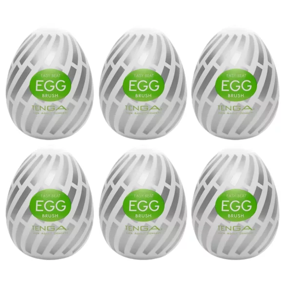 TENGA Egg - onanierør til mænd - Brush struktur - 6 stk