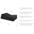 Liberator Wedge/Ramp - 2-delt sexpude (sort)