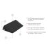 Liberator Wedge - kileformet sexpude (sort)