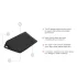 Liberator Wedge - kileformet sexpude (sort)
