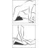 Liberator Wedge - kileformet sexpude (sort)