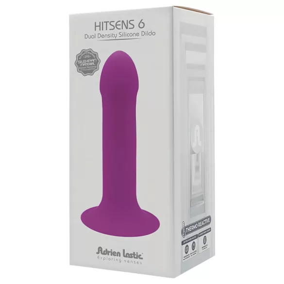 Adrien Lastic Hitsens 6 - Termoreaktiv dildo (lilla)