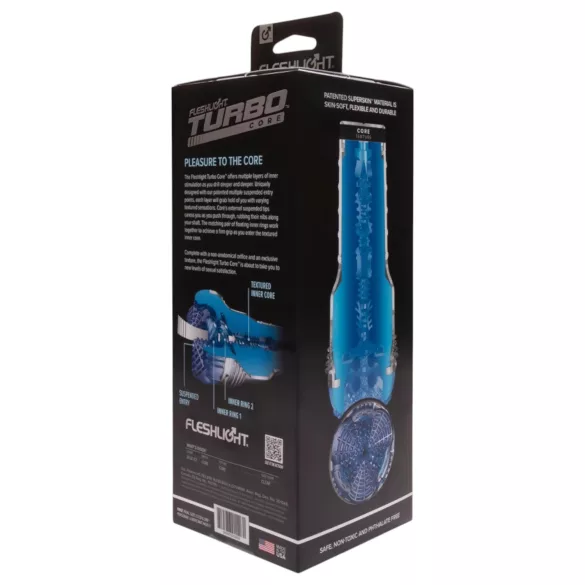 Fleshlight Turbo Core - sugemasturbator - blå