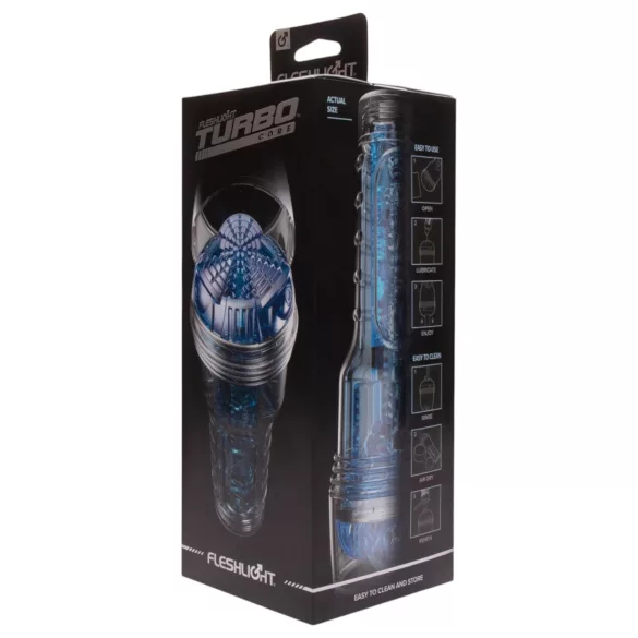 Fleshlight Turbo Core - sugemasturbator - blå