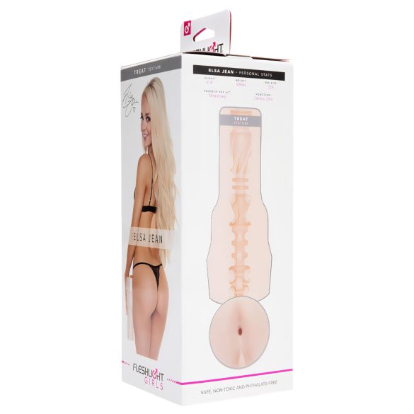 Fleshlight Elsa Jean Treat - realistisk masturbator - numse - natur