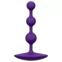 ROMP Amp - analdildo med perler - silikone - lilla
