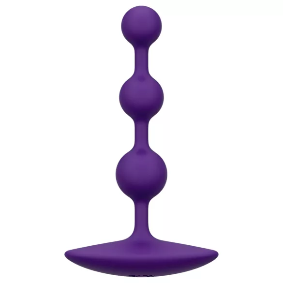 ROMP Amp - analdildo med perler - silikone - lilla
