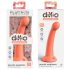 Dillio Hemmelig Opdagelsesrejsende - Glans Dildo (17 cm) - Orange