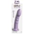 Dillio Super Eight - sugekop dildo i lilla silikone (21 cm)