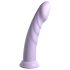 Dillio Super Eight - sugekop dildo i lilla silikone (21 cm)