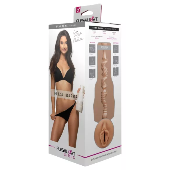 Fleshlight Eliza Ibarra Ethereal - realistisk kunstig vagina (natur)