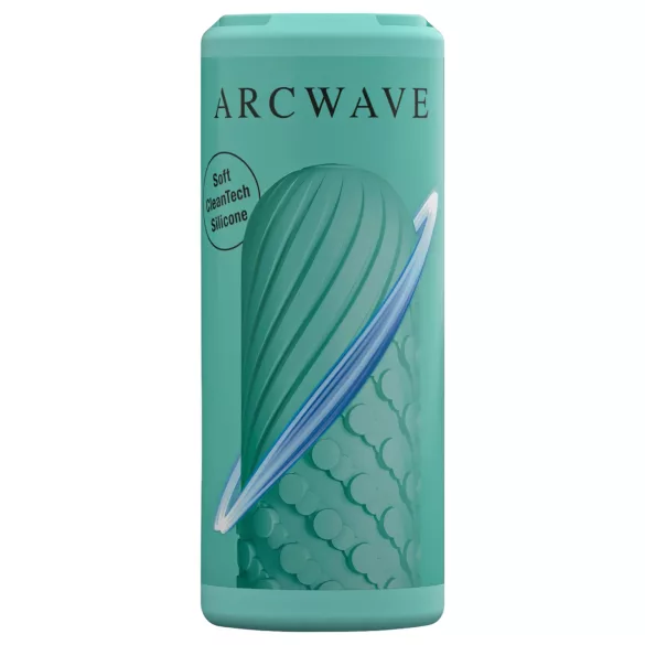 Arcwave Ghost - vendbar lommemasurbator - blød silikone - grøn