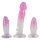 Crystal Clear - anal træner sæt - 3 stk (gennemsigtig-pink)