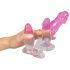 Crystal Clear - anal træner sæt - 3 stk (gennemsigtig-pink)