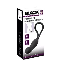 Black Velvets - strap-on dildo - justerbar - sort