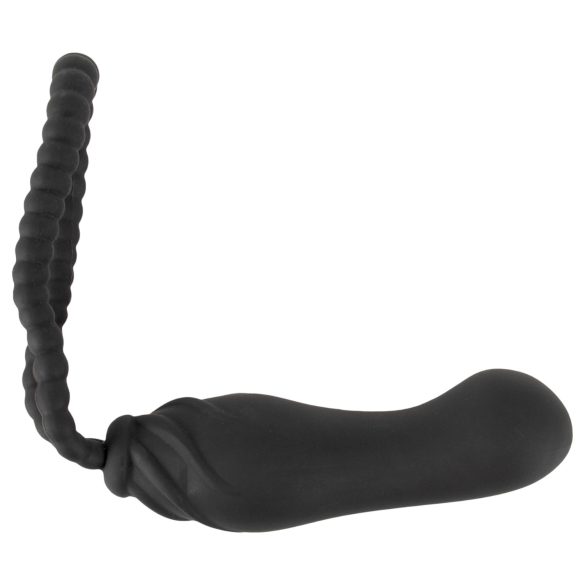Sort Velvet Fit - justerbar dildo