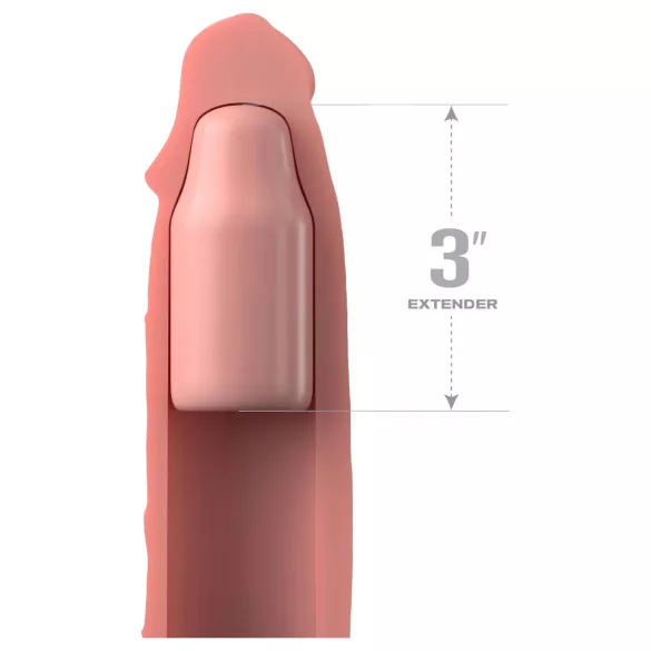 Pipedream - X-TENSION Elite 3 - penisforlænger, til at klippe til størrelse (hudfarvet)