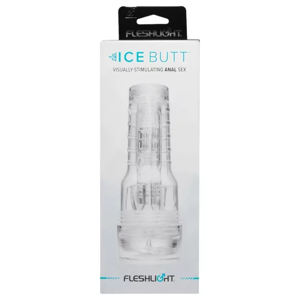 Fleshlight Ice Butt - kunstnumse-masturbator (gennemsigtig)