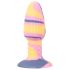 You2Toys - silikone anal plug (farverig)