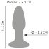 You2Toys - silikone anal plug (farverig)