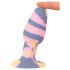 You2Toys - silikone anal plug (farverig)