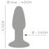 You2Toys - silikone anal plug (farverig)