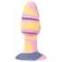 You2Toys - silikone anal plug (farverig)