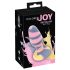You2Toys - silikone anal plug (farverig)
