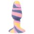You2Toys - silikone anal plug (farverig)