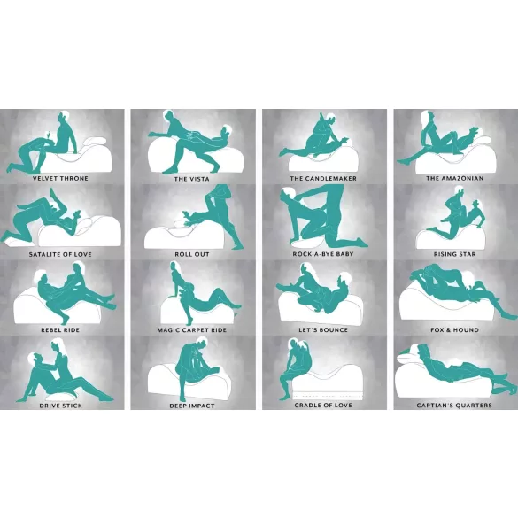 Liberator Esse Lounger - tantra stol - justerbar 3-delt - rød