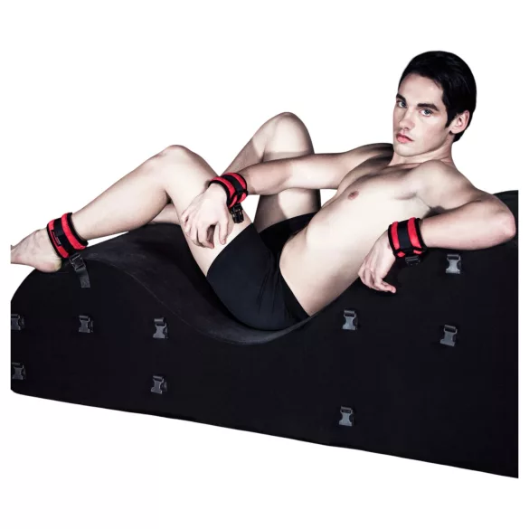 Liberator Black Label Esse - justerbar 3-delt sexsofa (sort)