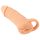 Naturlig lyst: penisærme & kunstskede - 18cm (natur)