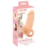 Nature Skin - penishylster og kunstig vagina - 18cm naturfarvet