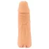 Nature Skin - penishylster og kunstig vagina - 18cm naturfarvet