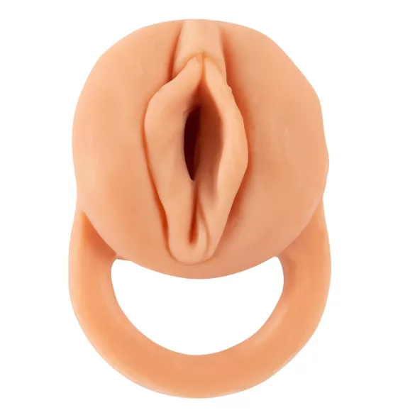 Nature Skin - penishylster og kunstig vagina - 18cm naturfarvet