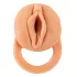 Nature Skin - penishylster og kunstig vagina - 18cm naturfarvet