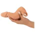 Nature Skin - penishylster og kunstig vagina - 18cm naturfarvet